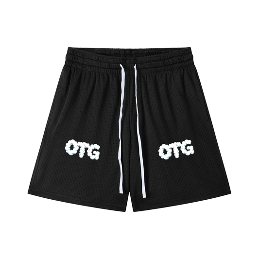 Mesh Drawstring Shorts