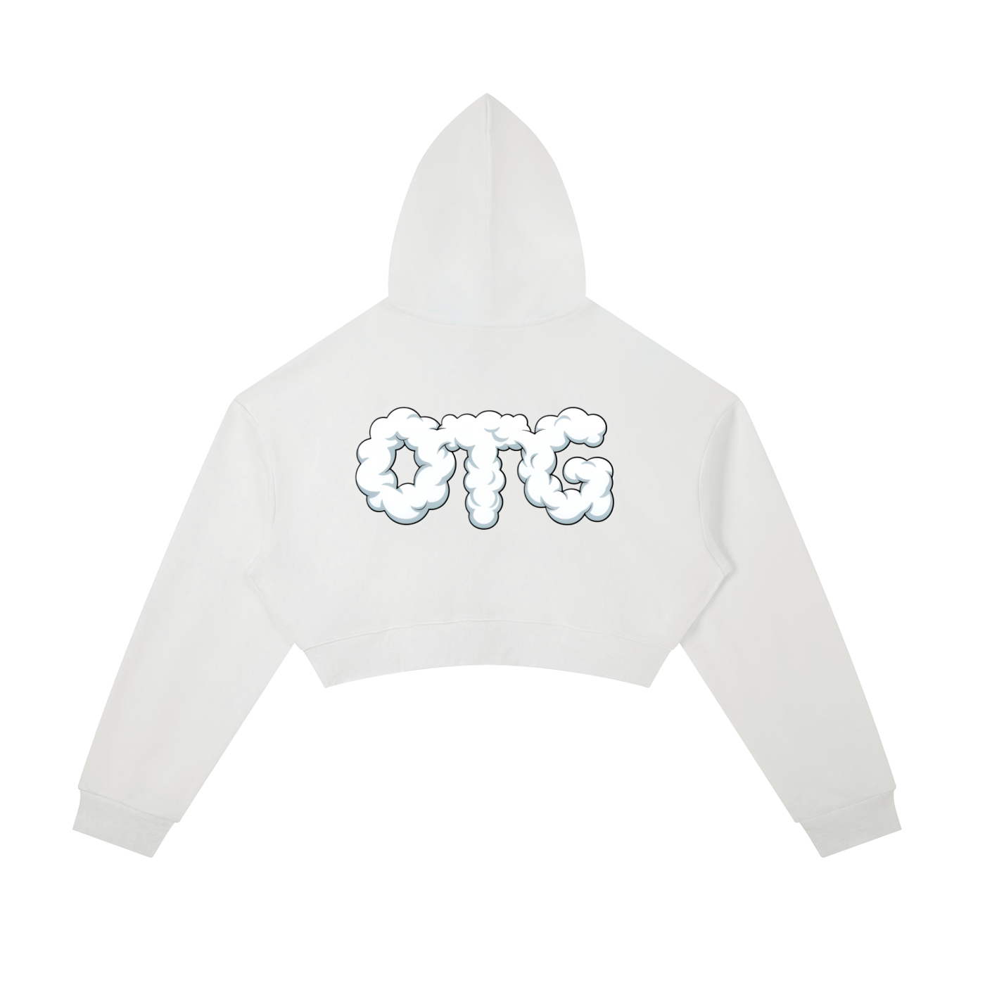 Essential Cropped Zip-Up Hoodie