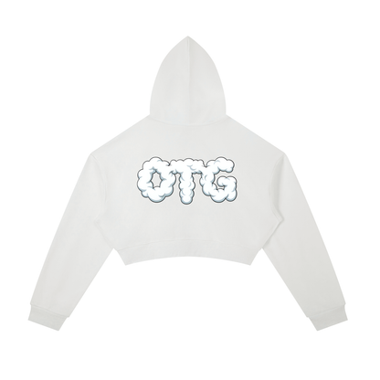 Essential Cropped Zip-Up Hoodie
