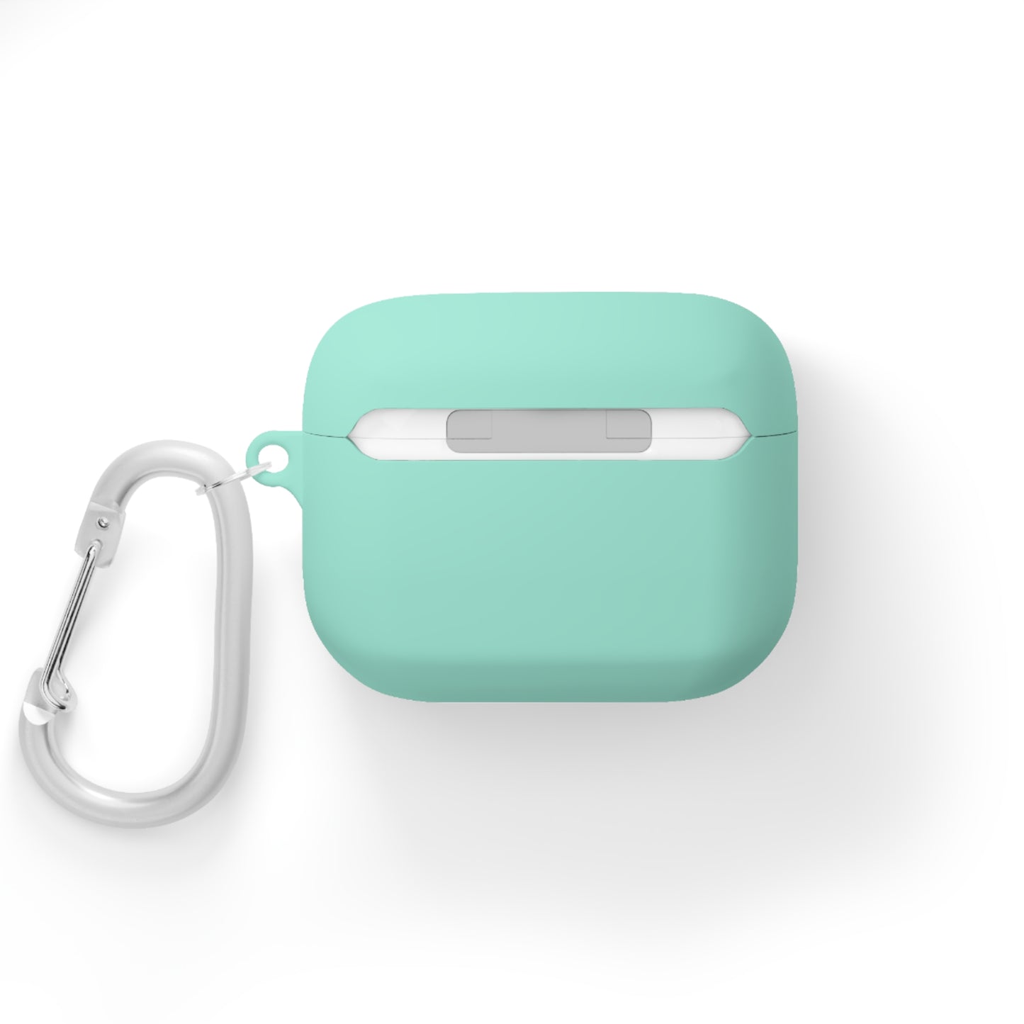 "Off The Grid" AirPods Case Cover — Minimal Protective Silicone Case with Carabiner