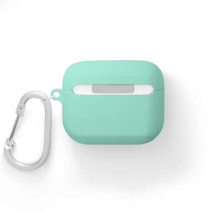 "Off The Grid" AirPods Case Cover — Minimal Protective Silicone Case with Carabiner