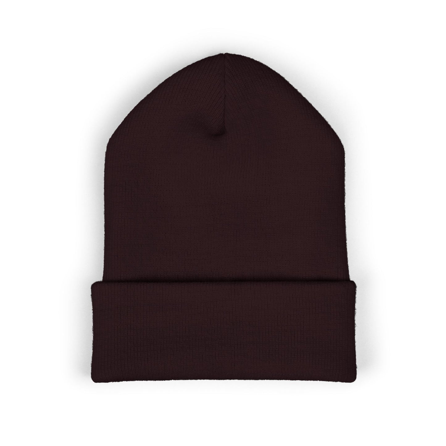 Embroidered OTG Beanie — Cozy Cuffed Knit Hat