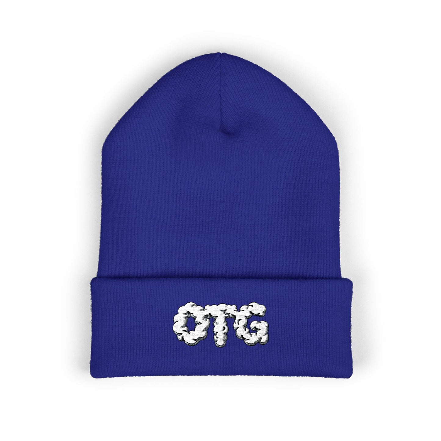 Embroidered OTG Beanie — Cozy Cuffed Knit Hat