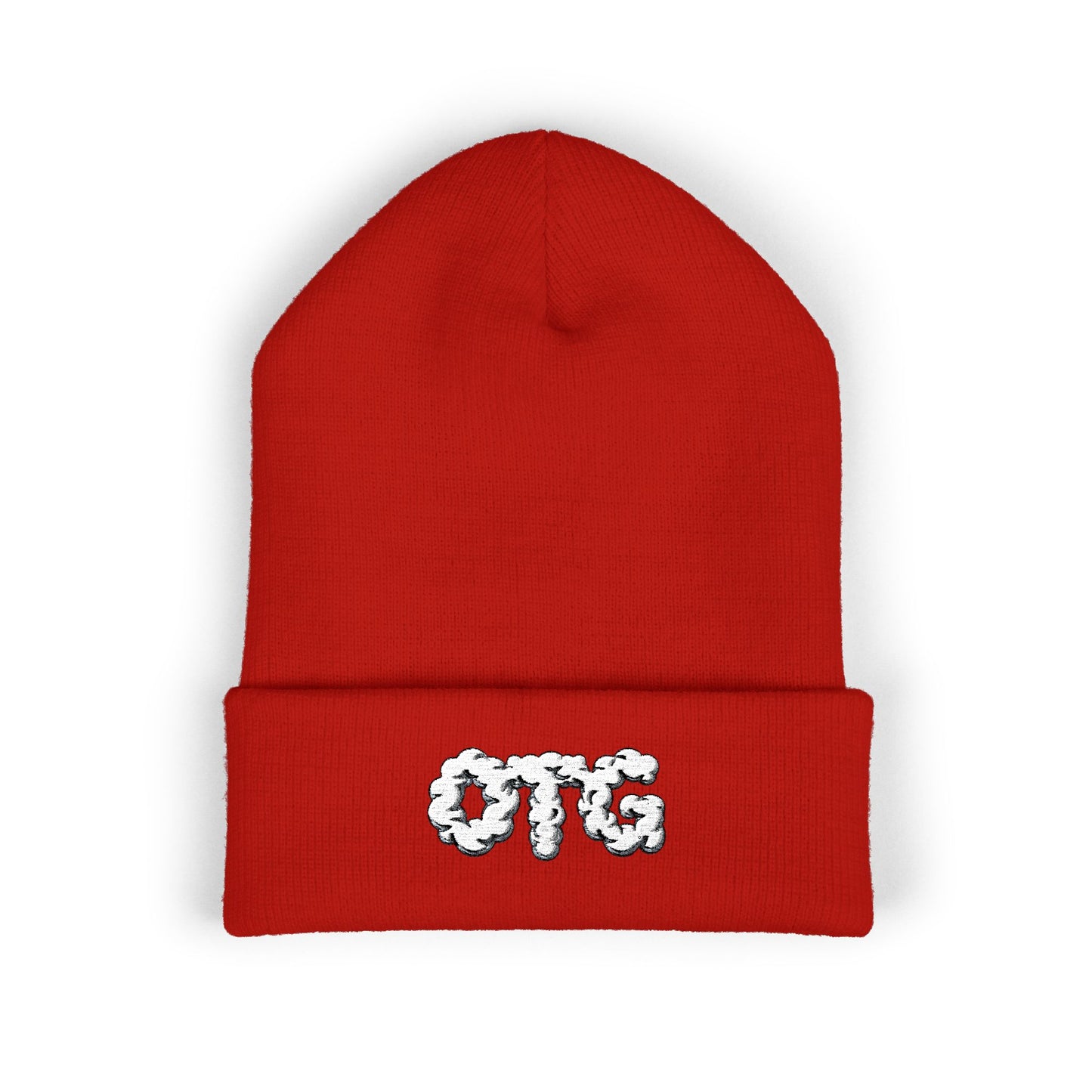 Embroidered OTG Beanie — Cozy Cuffed Knit Hat