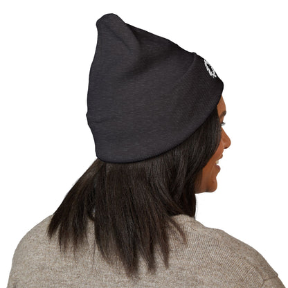 Embroidered OTG Beanie — Cozy Cuffed Knit Hat