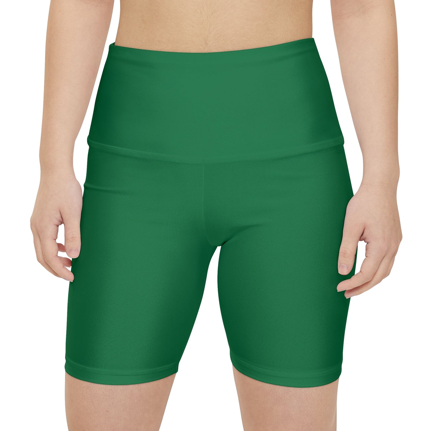 Off The Grid Women's Workout Shorts — High-Waist Athletic Biker Shorts