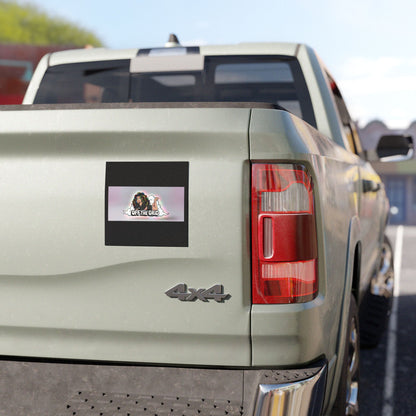 Car Magnet — "Off The Grid" Retro Pinup Design