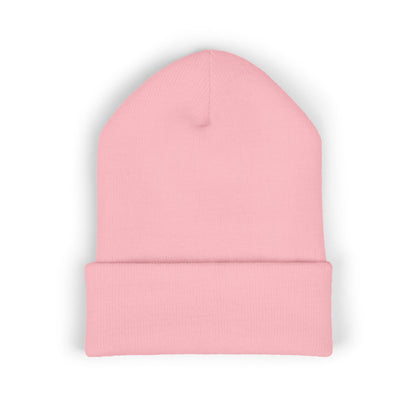 Embroidered OTG Beanie — Cozy Cuffed Knit Hat