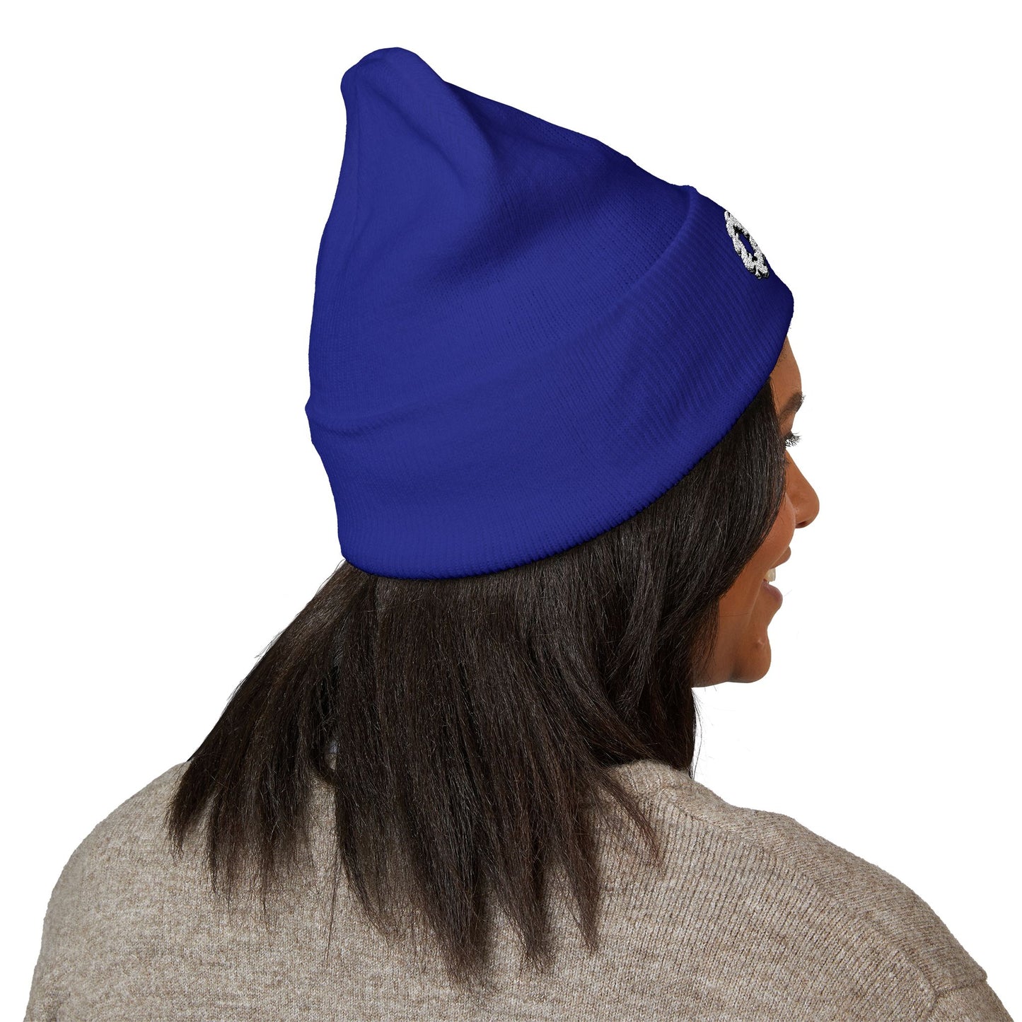 Embroidered OTG Beanie — Cozy Cuffed Knit Hat