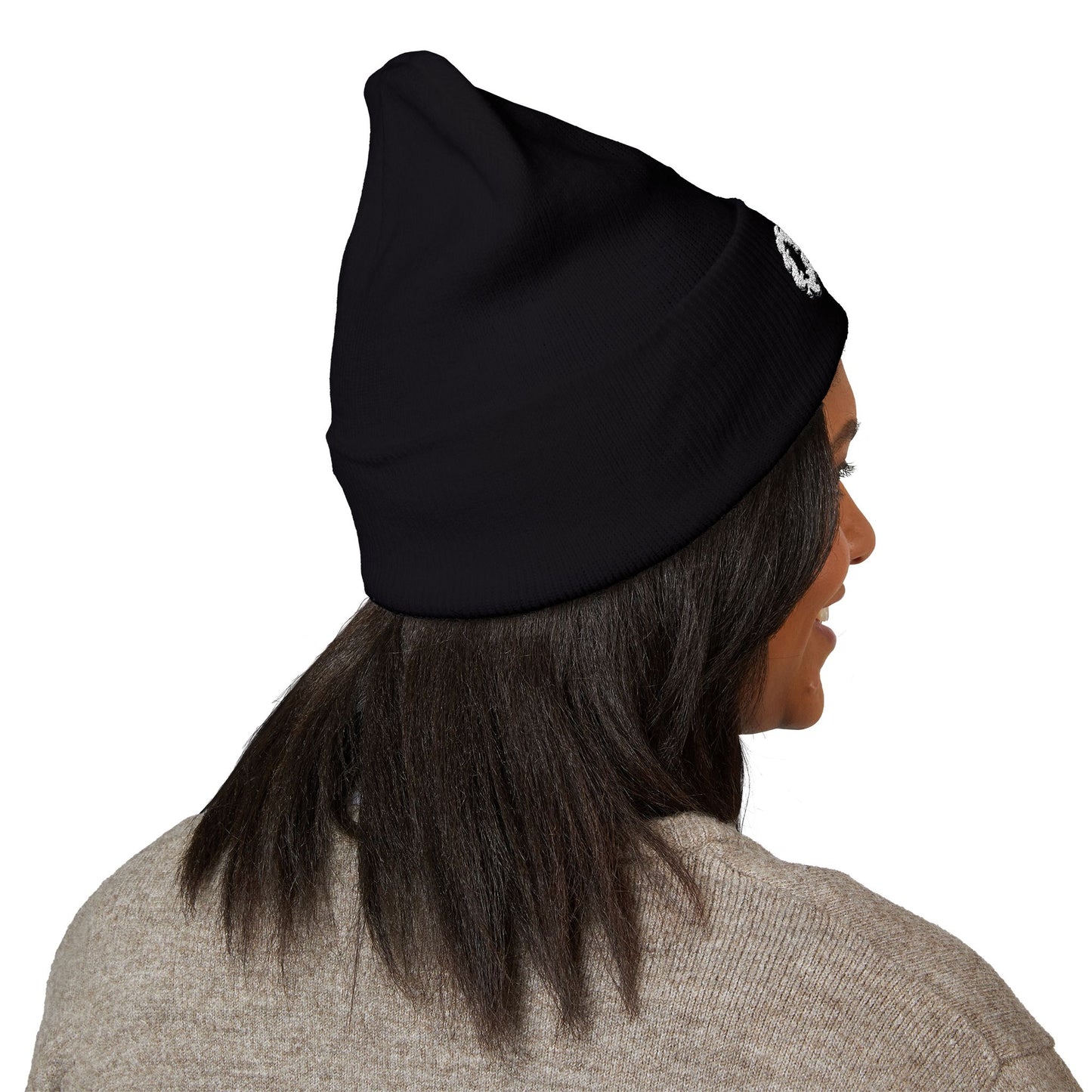 Embroidered OTG Beanie — Cozy Cuffed Knit Hat