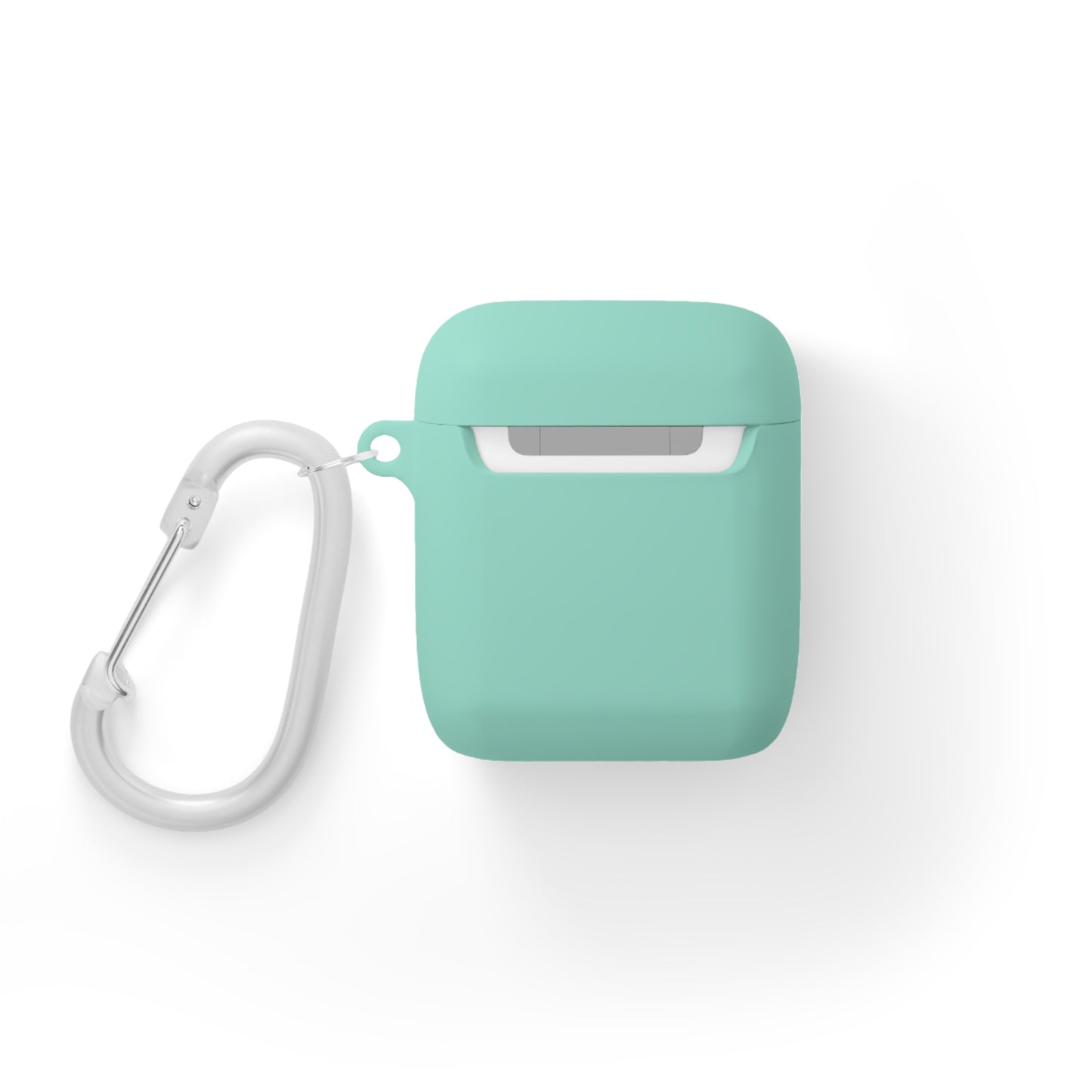 "Off The Grid" AirPods Case Cover — Minimal Protective Silicone Case with Carabiner