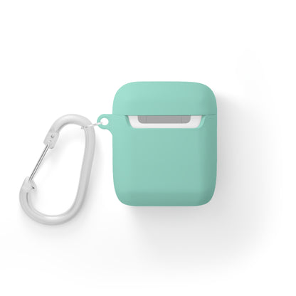 "Off The Grid" AirPods Case Cover — Minimal Protective Silicone Case with Carabiner