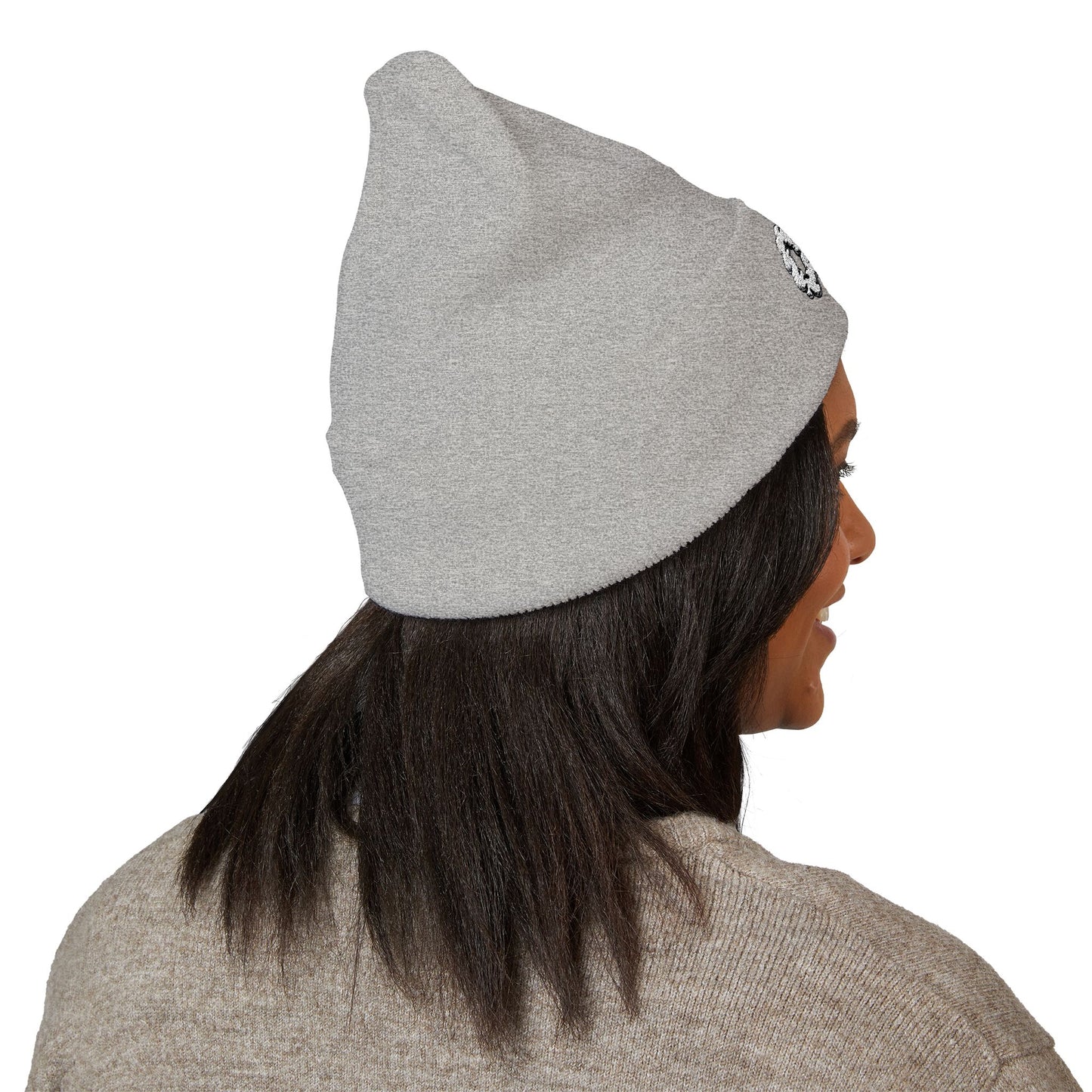 Embroidered OTG Beanie — Cozy Cuffed Knit Hat