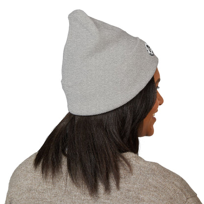 Embroidered OTG Beanie — Cozy Cuffed Knit Hat