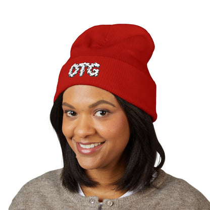 Embroidered OTG Beanie — Cozy Cuffed Knit Hat