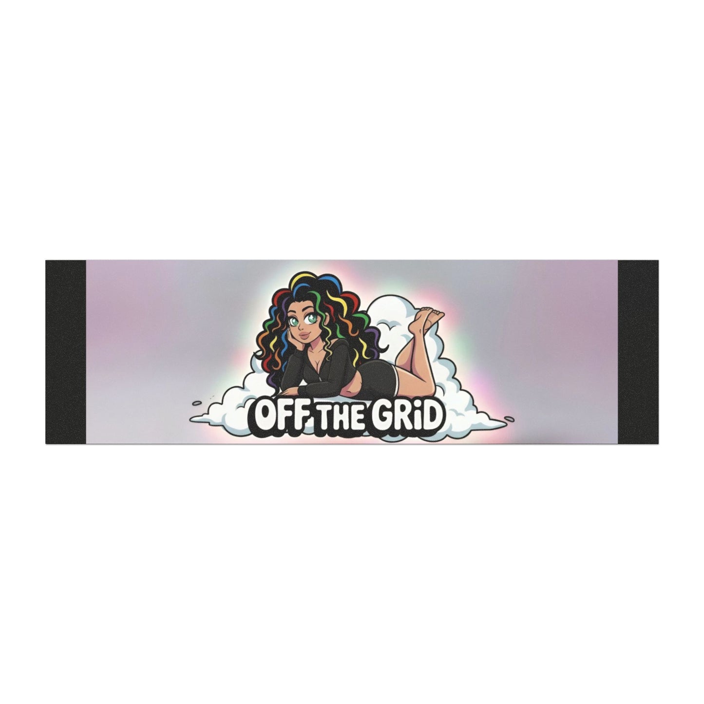 Car Magnet — "Off The Grid" Retro Pinup Design