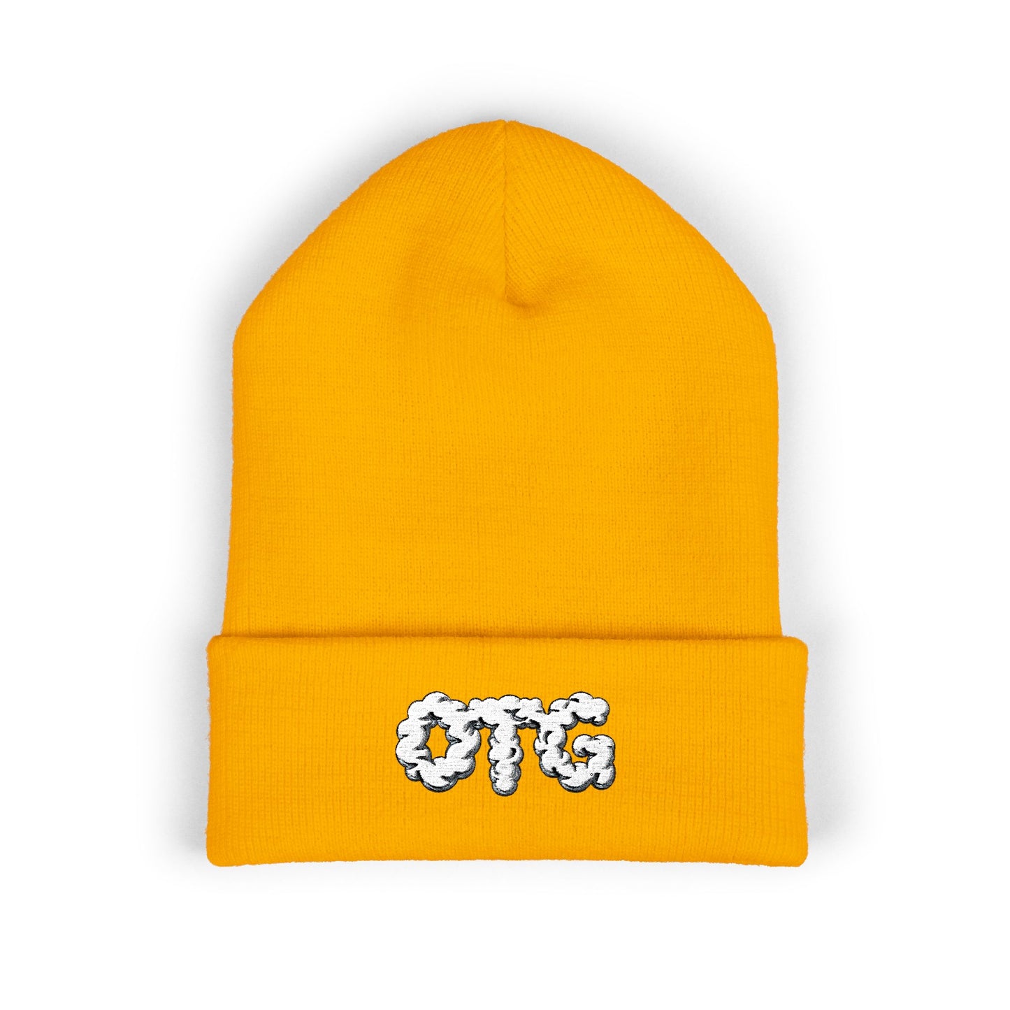 Embroidered OTG Beanie — Cozy Cuffed Knit Hat