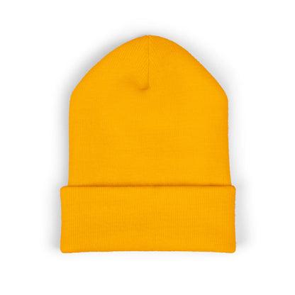 Embroidered OTG Beanie — Cozy Cuffed Knit Hat