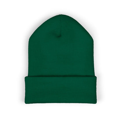Embroidered OTG Beanie — Cozy Cuffed Knit Hat