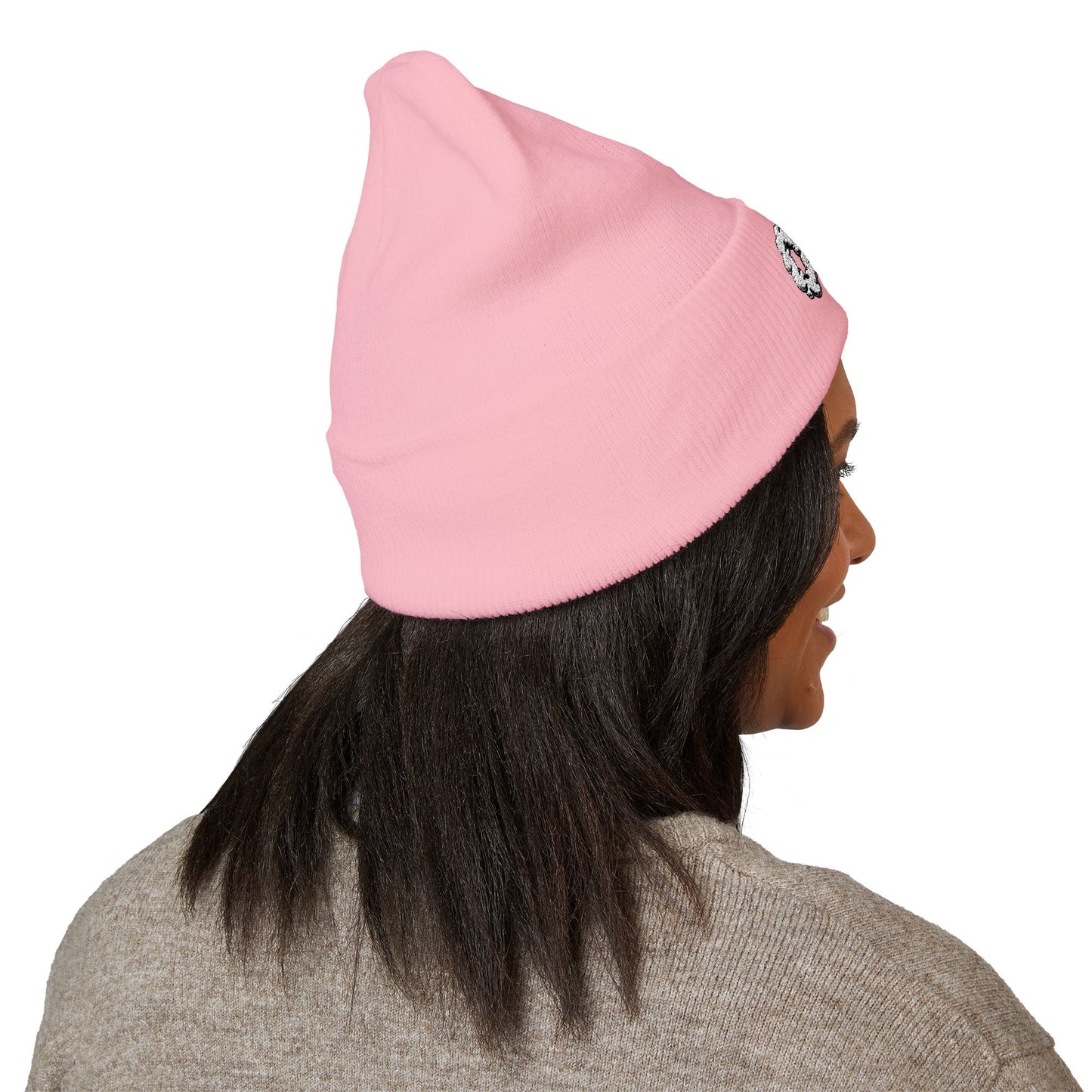 Embroidered OTG Beanie — Cozy Cuffed Knit Hat