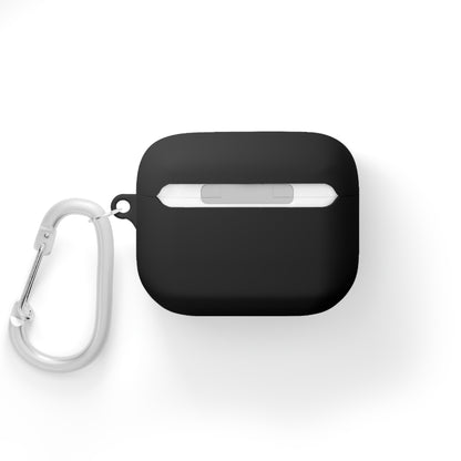 "Off The Grid" AirPods Case Cover — Minimal Protective Silicone Case with Carabiner