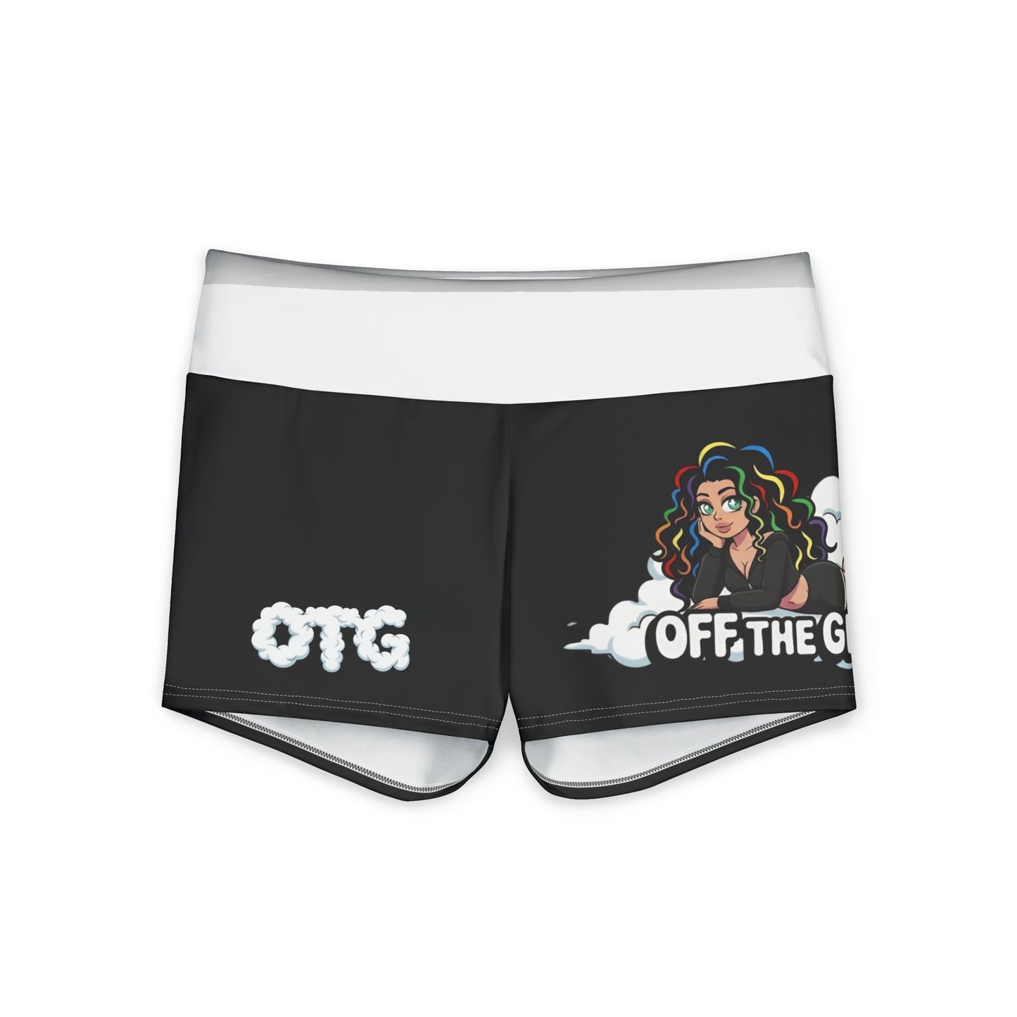 Women's Polyester Yoga Shorts (AOP)