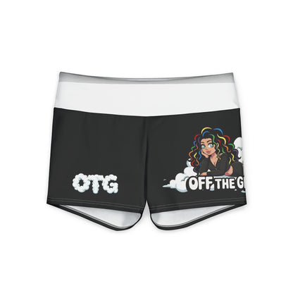 Women's Polyester Yoga Shorts (AOP)