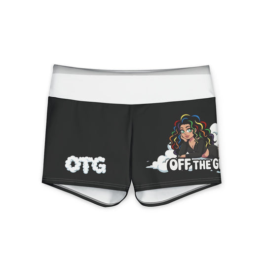Women's Polyester Yoga Shorts (AOP)