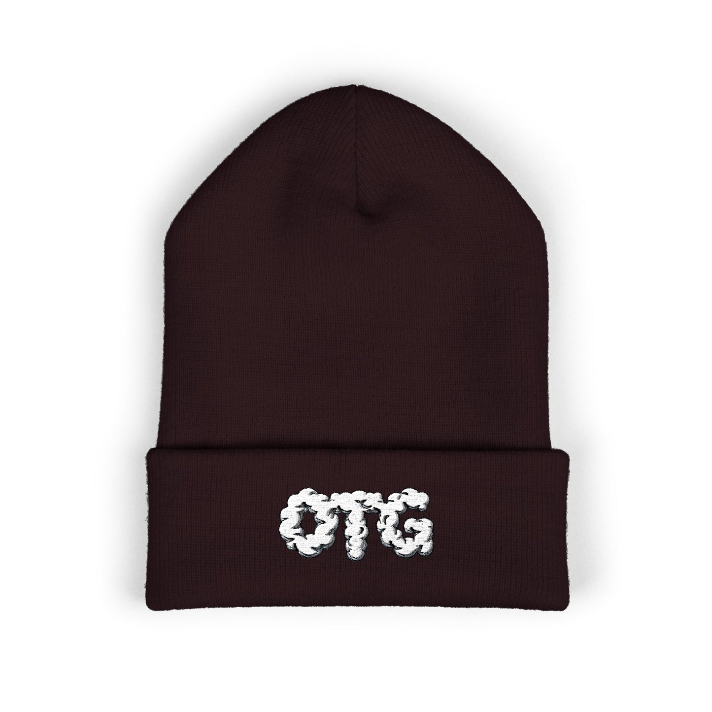 Embroidered OTG Beanie — Cozy Cuffed Knit Hat