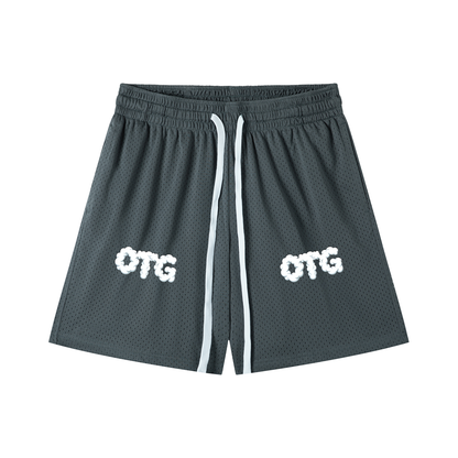 Mesh Drawstring Shorts
