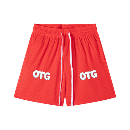 Mesh Drawstring Shorts