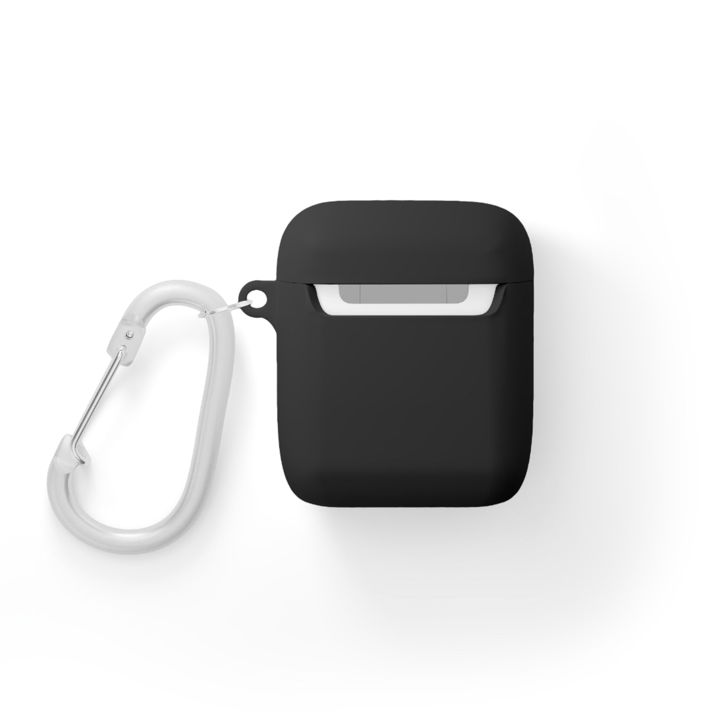 "Off The Grid" AirPods Case Cover — Minimal Protective Silicone Case with Carabiner
