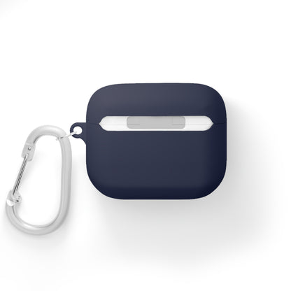 "Off The Grid" AirPods Case Cover — Minimal Protective Silicone Case with Carabiner