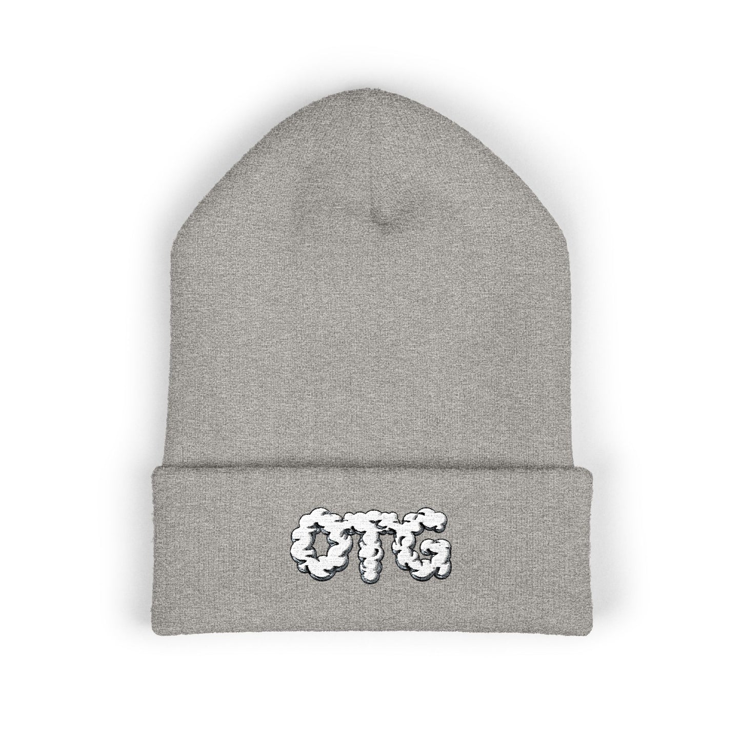 Embroidered OTG Beanie — Cozy Cuffed Knit Hat