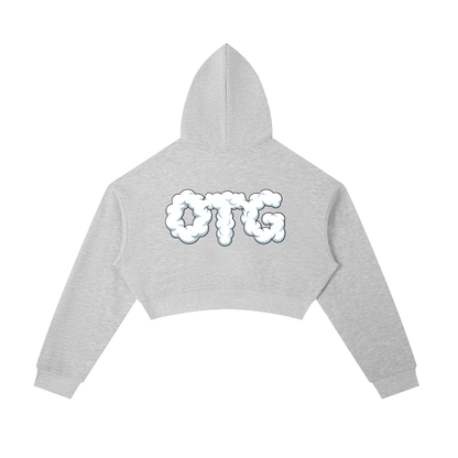 Essential Cropped Zip-Up Hoodie