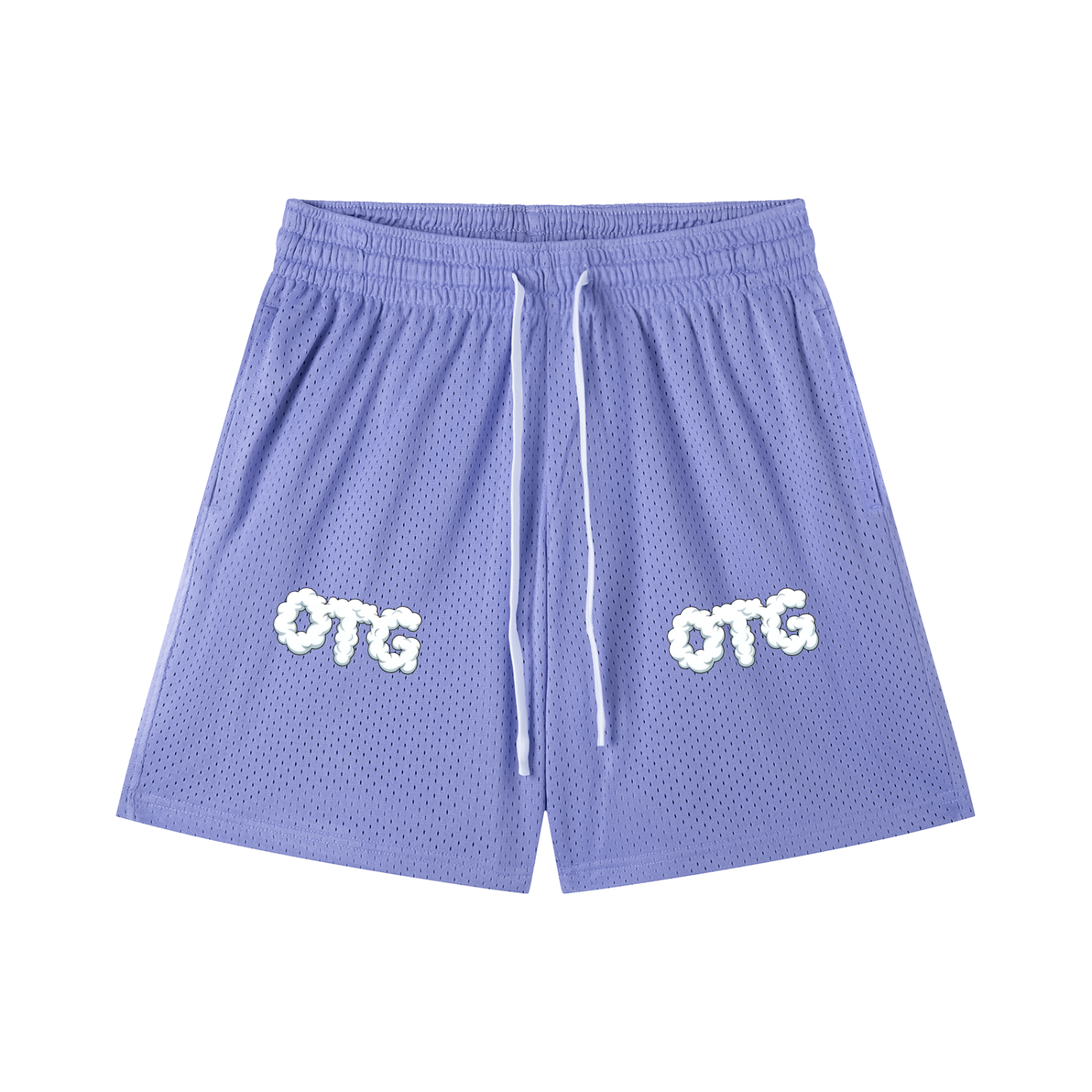 Mesh Drawstring Shorts