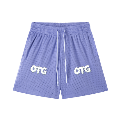 Mesh Drawstring Shorts