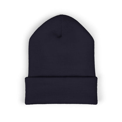 Embroidered OTG Beanie — Cozy Cuffed Knit Hat