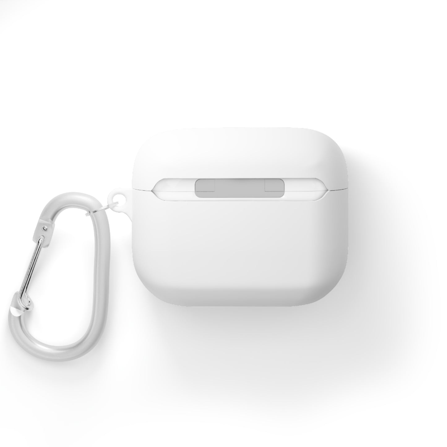 "Off The Grid" AirPods Case Cover — Minimal Protective Silicone Case with Carabiner