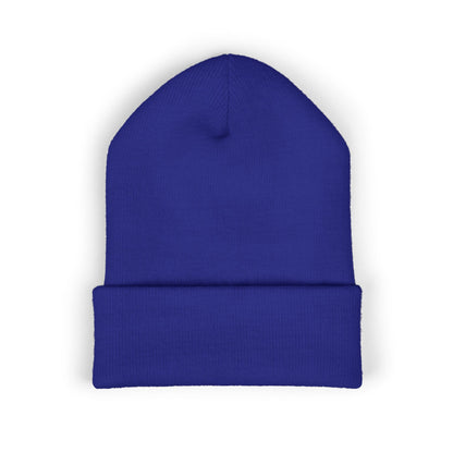 Embroidered OTG Beanie — Cozy Cuffed Knit Hat