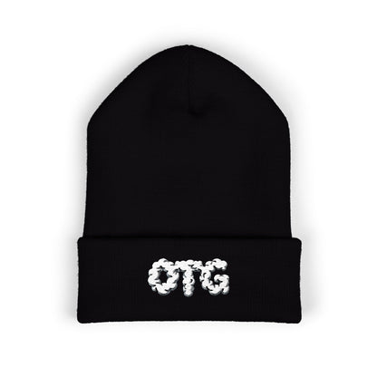 Embroidered OTG Beanie — Cozy Cuffed Knit Hat
