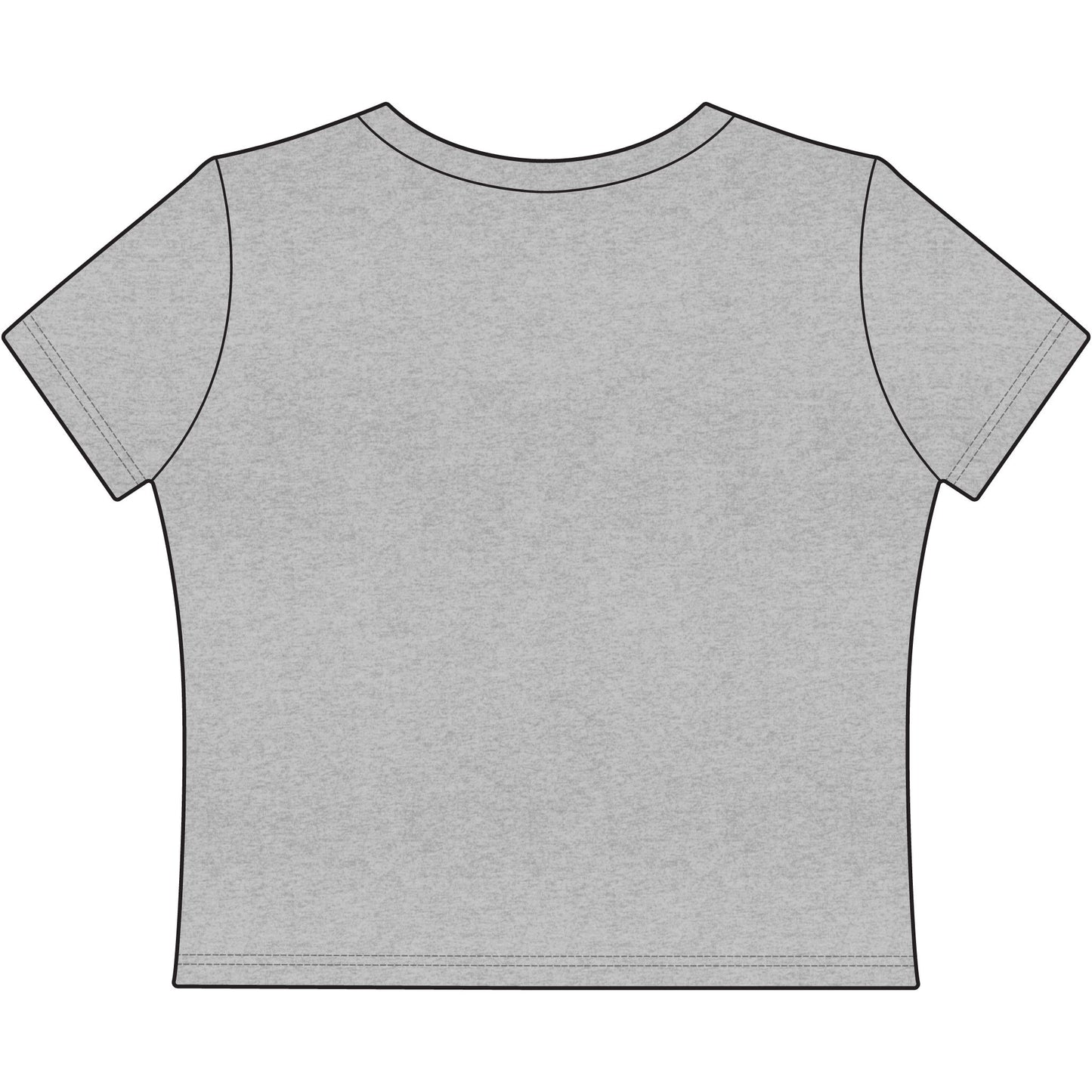 Off The Grid Women's Baby Tee — Casual Cropped Graphic Tee for Travel & Adventure Lovers