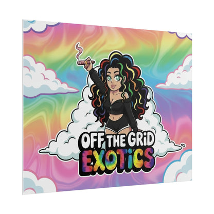 Rolled Poster — "Off The Grid Exotics" Rainbow Cloud Art Print