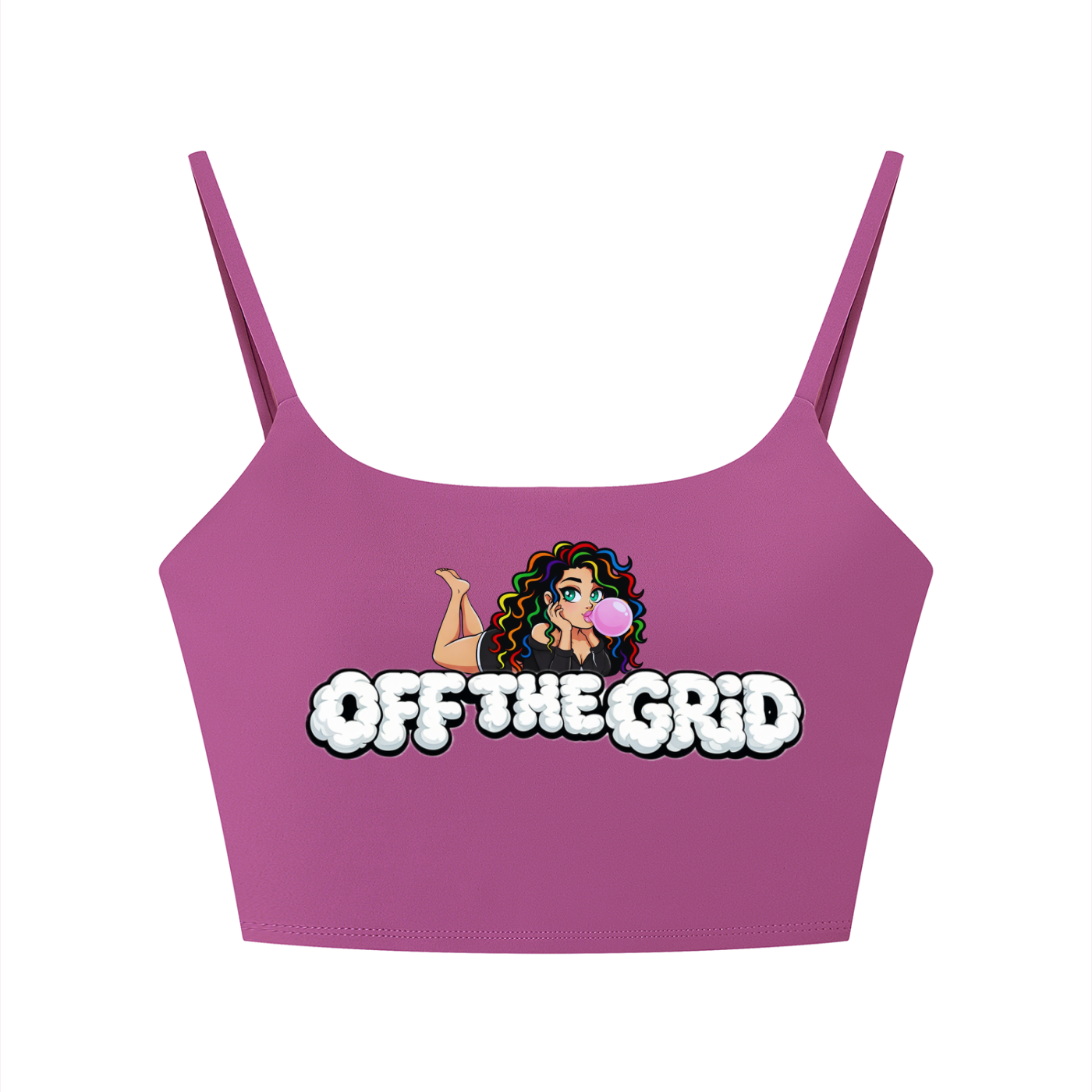 Women's Solid Color Sports Bra