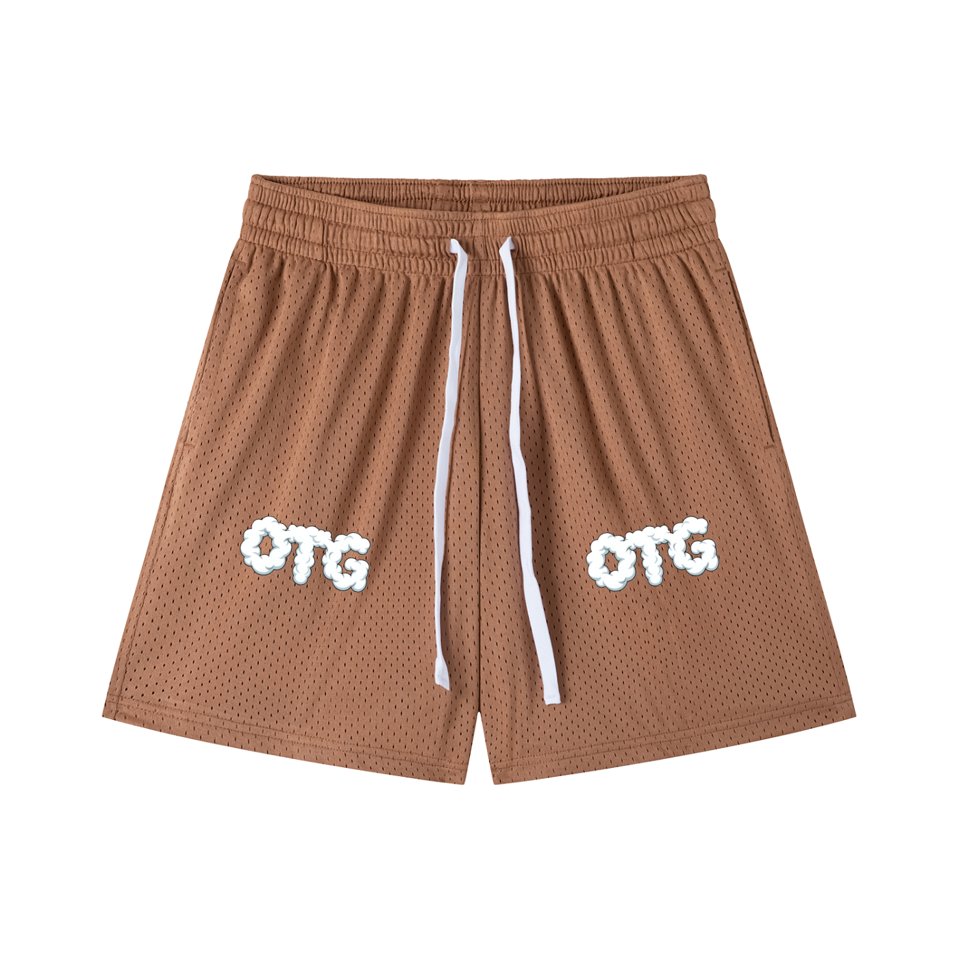 Mesh Drawstring Shorts