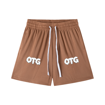 Mesh Drawstring Shorts