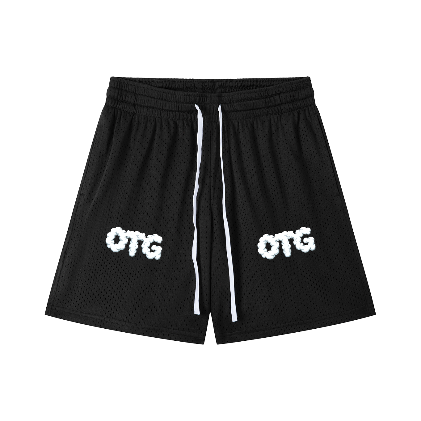 Mesh Drawstring Shorts