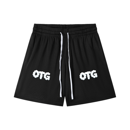 Mesh Drawstring Shorts