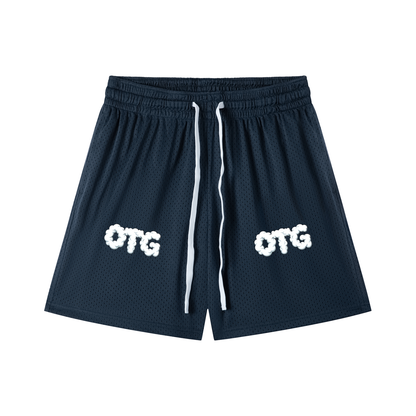 Mesh Drawstring Shorts