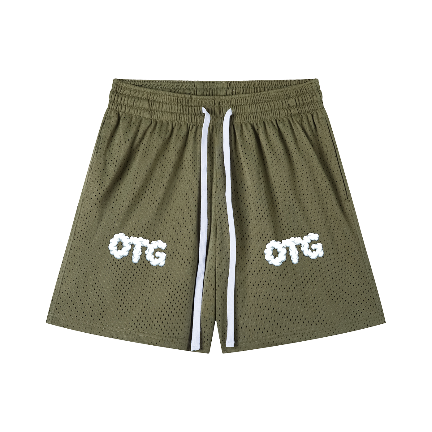Mesh Drawstring Shorts